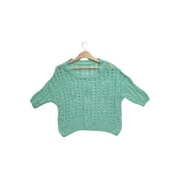 Tirkizni koncani džemper