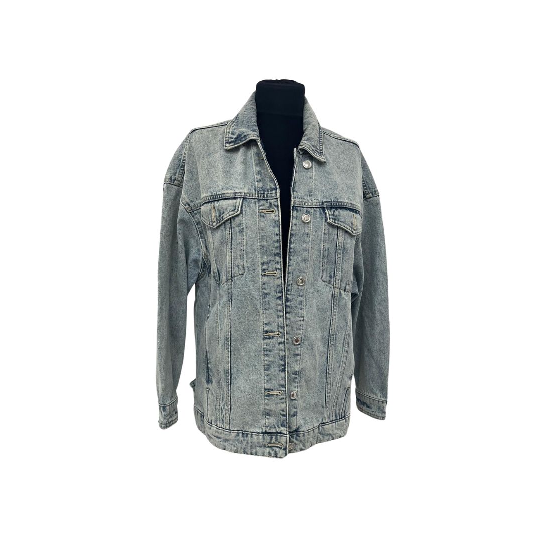 Zara oversize teksas jakna XS. Beograd. Polovna garderoba