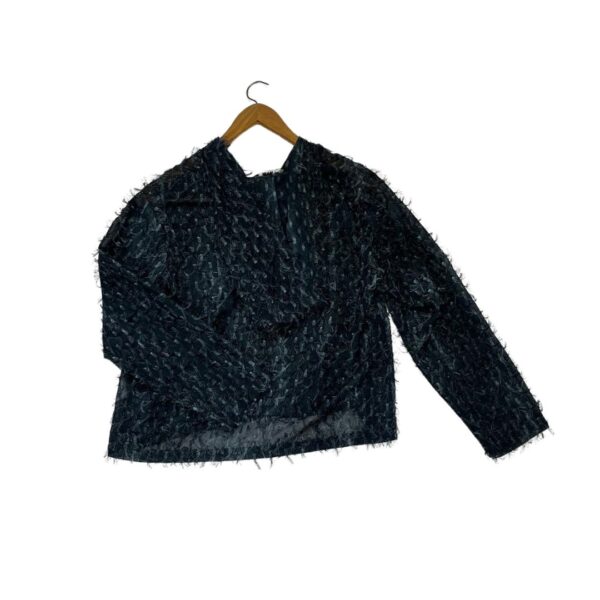 Teget ženska bluza; prodaja polovne garderobe