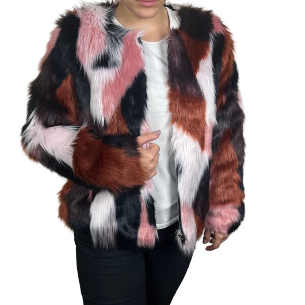 Šarena kratka bunda Only