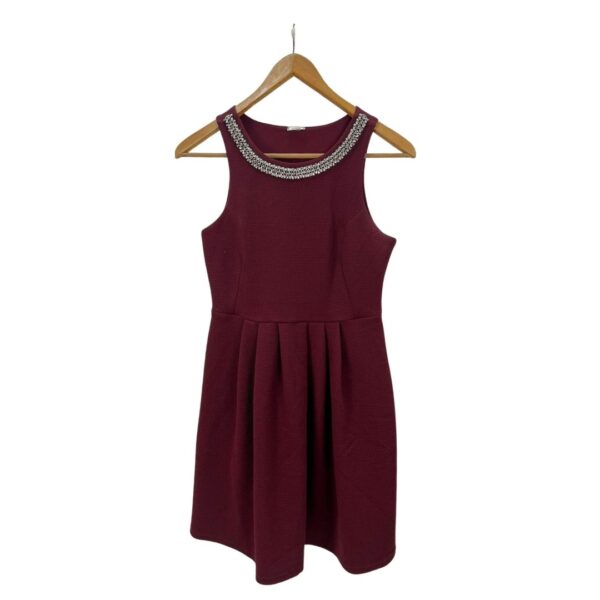 Bordo elegantna haljina